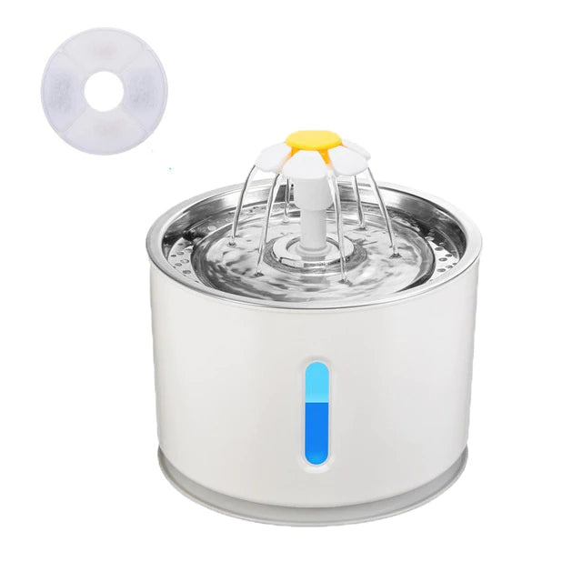 Clariom Automatic Cat Water Fountain – Petal Flow Design for Hydration