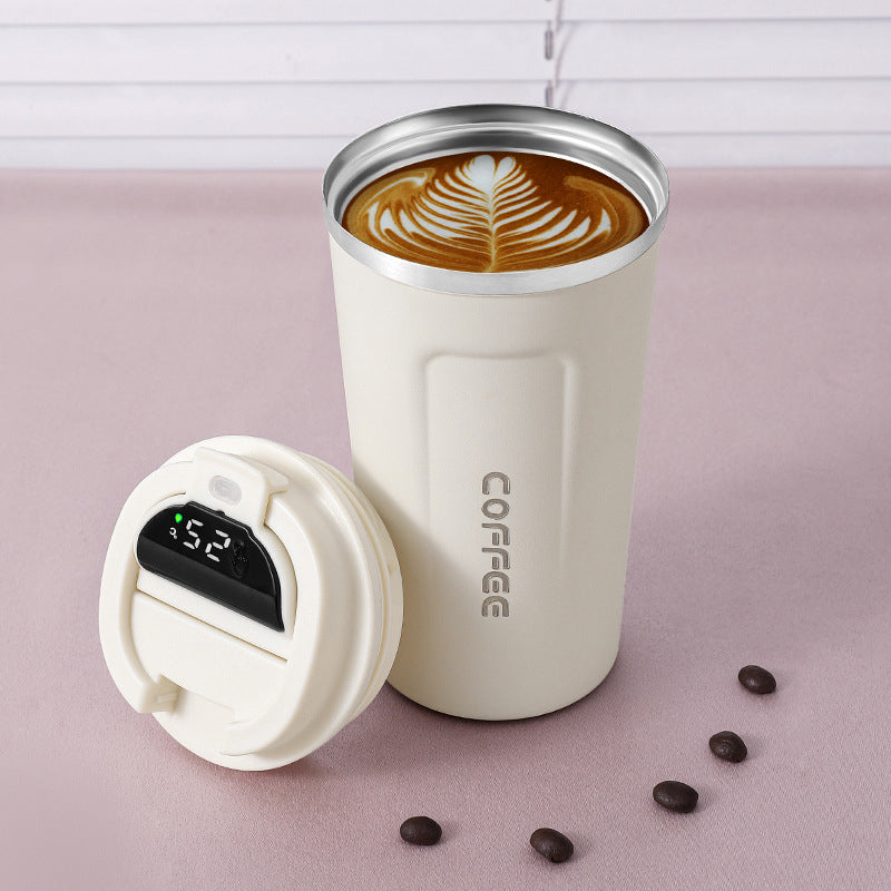 Clariom Thermos Coffee Cup – 510ml Stainless Steel with LED Temp Display