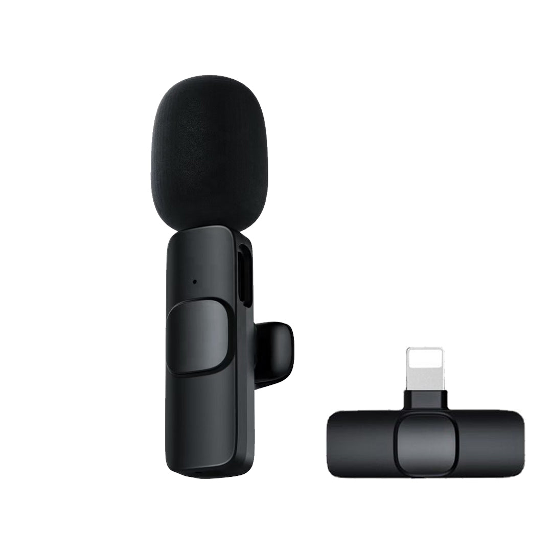 Clariom K9 Dual Wireless Microphone – Lightning Clip Mic for iPhone Recording