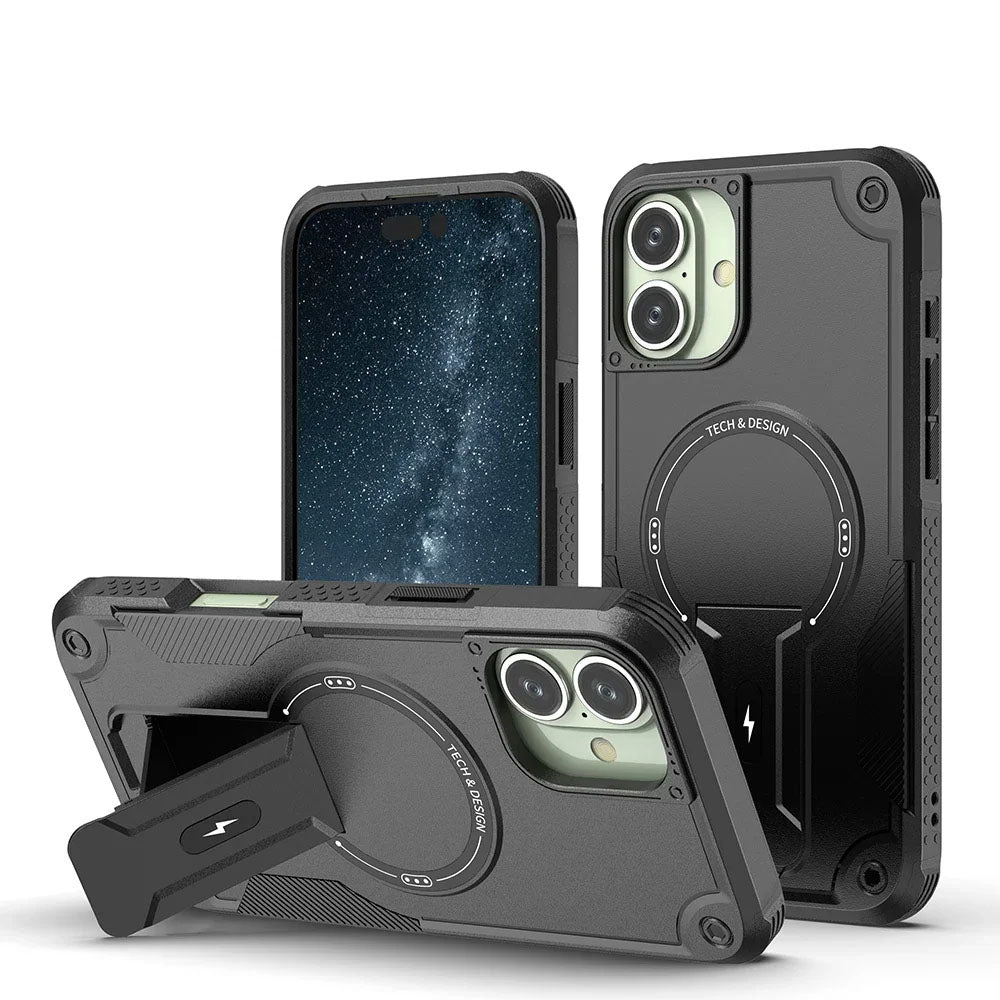 Clariom Shockproof Magnetic iPhone Case – Anti-Fall Corners & Scratch-Resistant