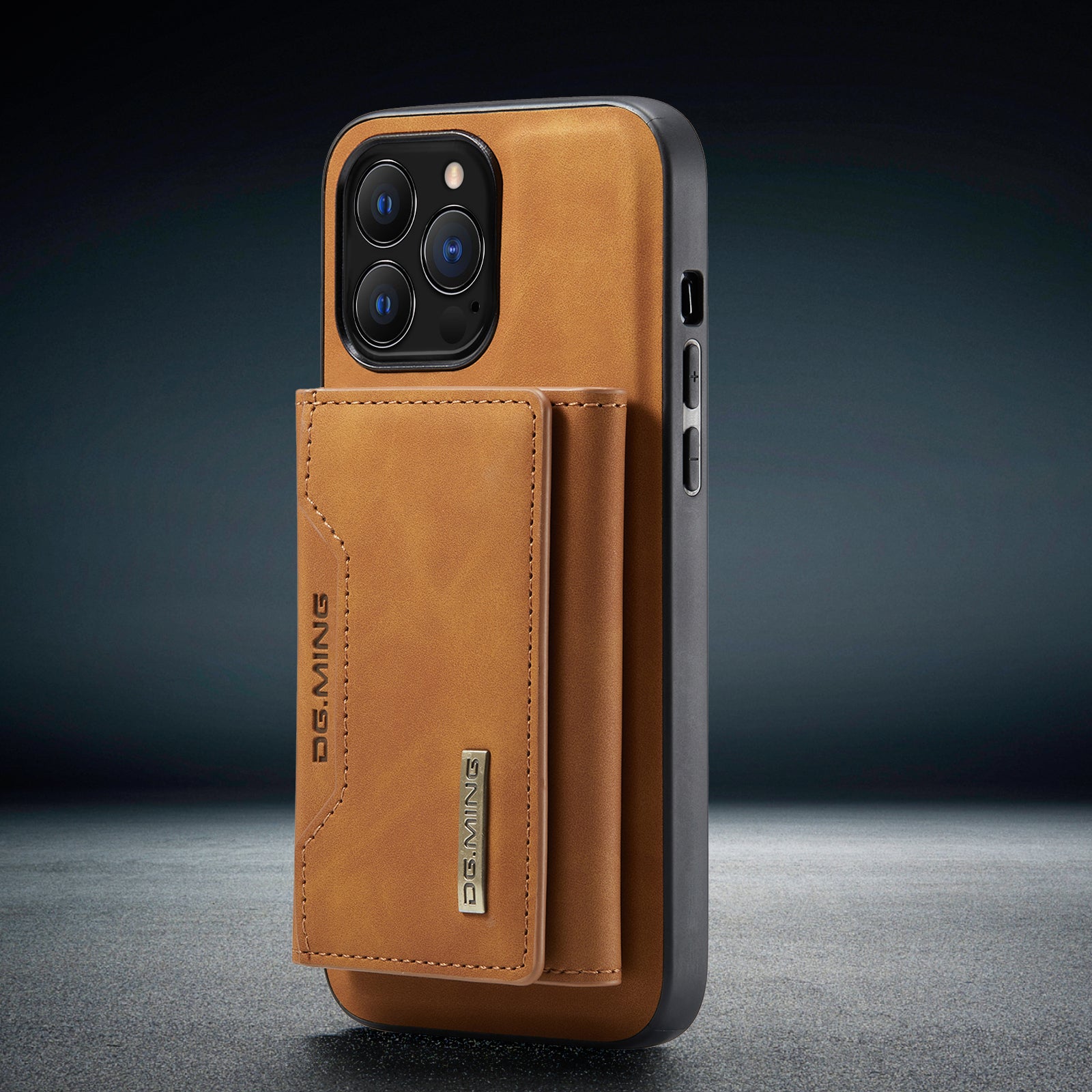 Clariom 2-in-1 iPhone Leather Wallet Case – Detachable Card Holder Cover