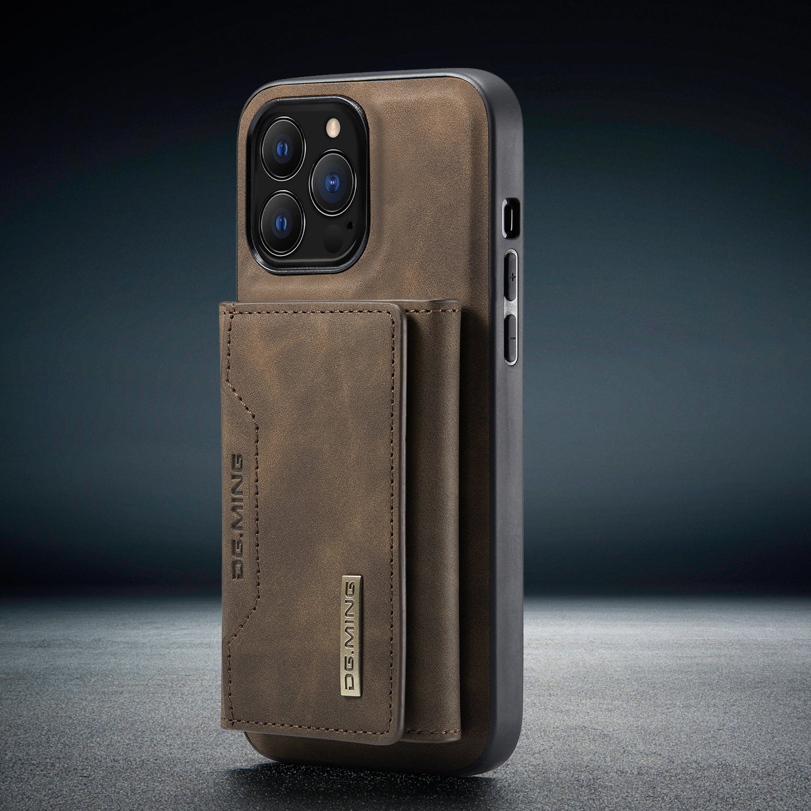 Clariom 2-in-1 iPhone Leather Wallet Case – Detachable Card Holder Cover