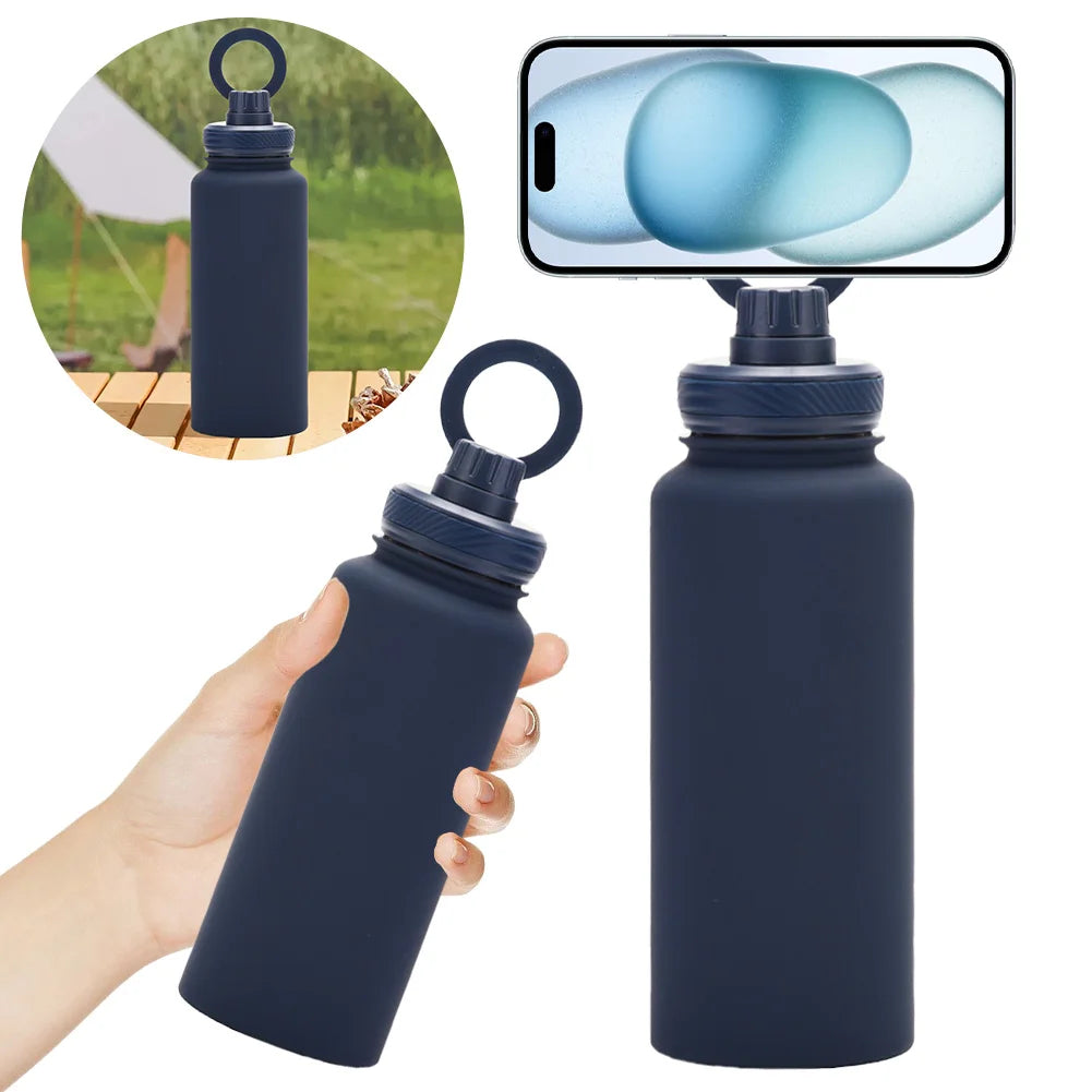 Clariom Insulated Water Bottle with Phone Mount – MagSafe & 1L Thermal