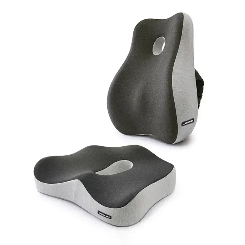 Clariom Memory Foam Seat Cushion – Lumbar & Coccyx Support