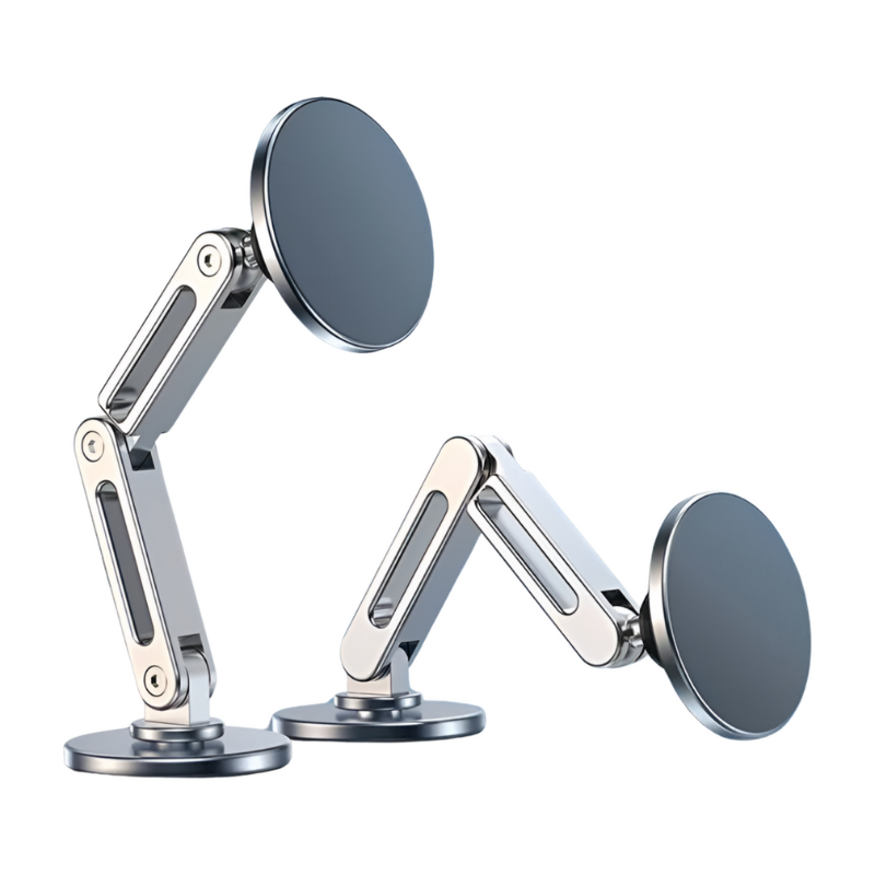 Clariom MagSafe Phone Holder – Magnetic Mount with 360° Arm for Car & Desk