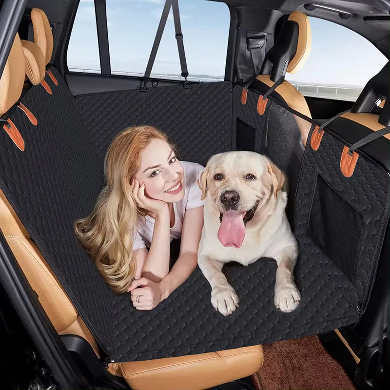 Improved Dog Car Seat Cover – Waterproof Non-Slip Pet Travel Bed