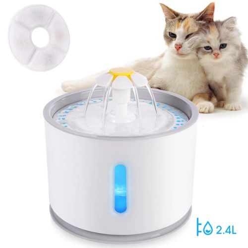 Clariom Automatic Cat Water Fountain – Petal Flow Design for Hydration