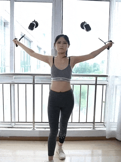 Clariom Fitness Resistance Rope Trainer – Adjustable with Suction Base