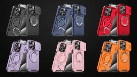 Clariom iPhone Armor Case – MagSafe, Camera Cover & Kickstand