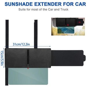 Sun Visor Extender For Cars – Anti-Glare Polarized Sun Blocker