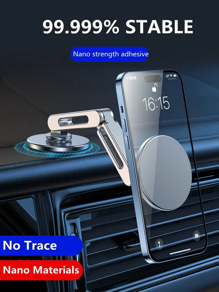 Clariom MagSafe Phone Holder – Magnetic Mount with 360° Arm for Car & Desk