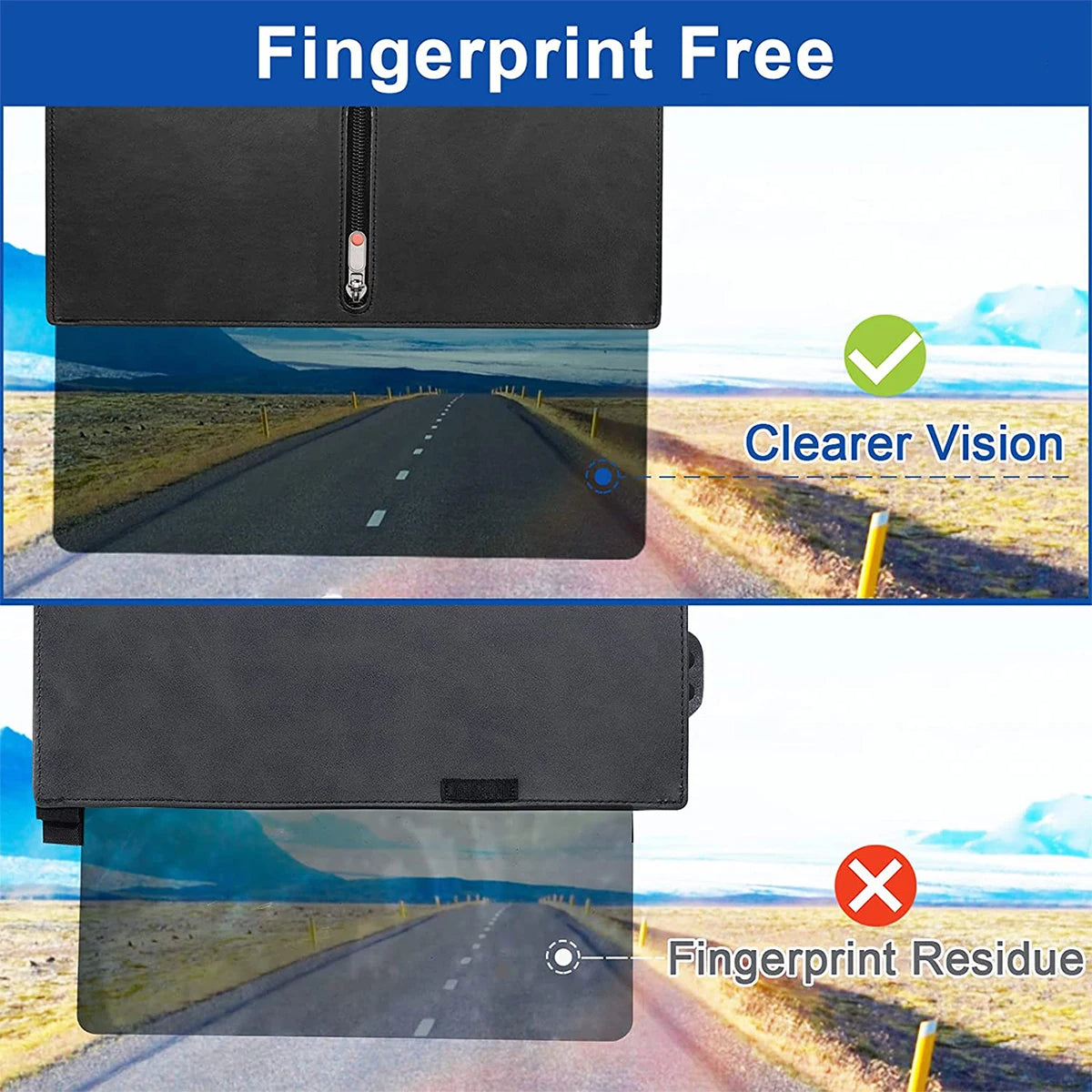 Sun Visor Extender For Cars – Anti-Glare Polarized Sun Blocker