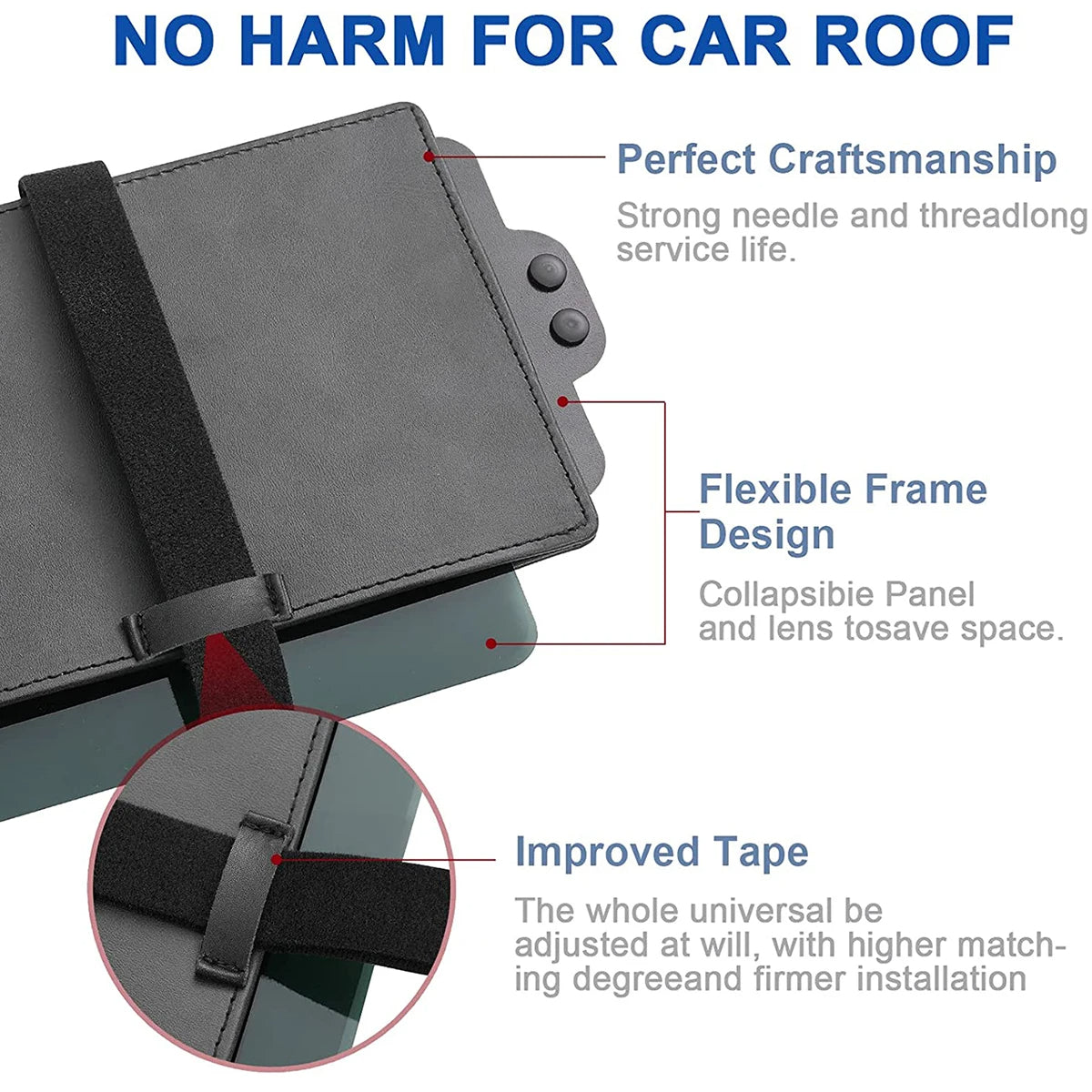 Sun Visor Extender For Cars – Anti-Glare Polarized Sun Blocker