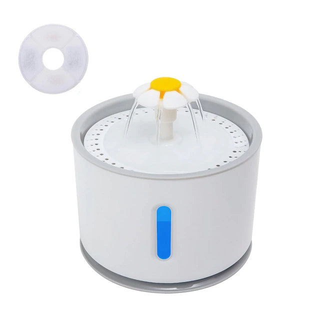 Clariom Automatic Cat Water Fountain – Petal Flow Design for Hydration
