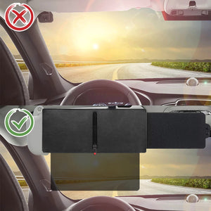 Sun Visor Extender For Cars – Anti-Glare Polarized Sun Blocker