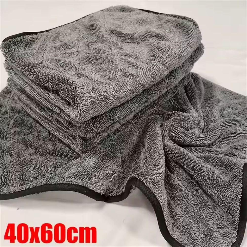 1200GSM Microfiber Twist Towel – Ultra-Absorbent Car Drying Cloth