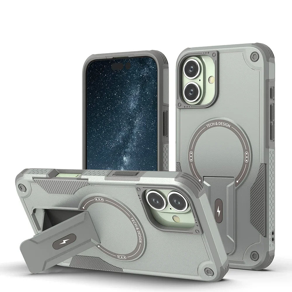 Clariom Shockproof Magnetic iPhone Case – Anti-Fall Corners & Scratch-Resistant