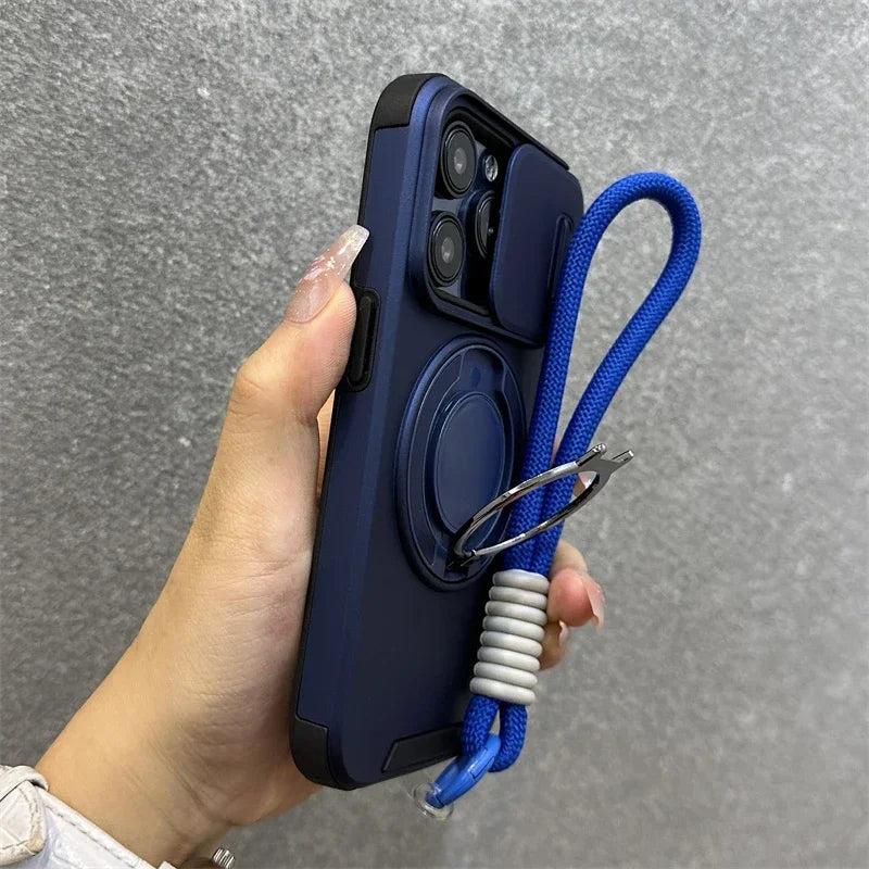 Clariom iPhone Armor Case – MagSafe, Camera Cover & Kickstand