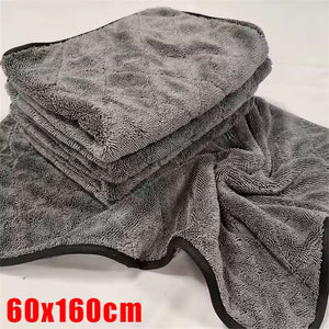 1200GSM Microfiber Twist Towel – Ultra-Absorbent Car Drying Cloth